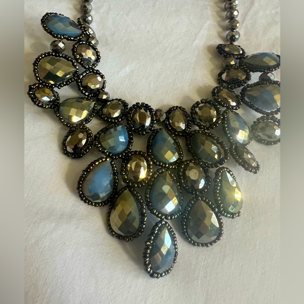 Nakamol beaded statement necklace